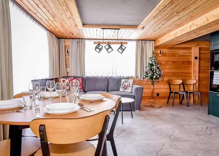 Apartament Hanka z Jacuzzi i widokiem na góry
